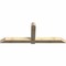 Ekena Millwork Eugene Rough Sawn Timber Gable Bracket, Douglas Fir, 96"W x 36"H x 6"D x 6"F, 9/12 Pitch GBW096X36X0606EUG00RDF - alternate 3